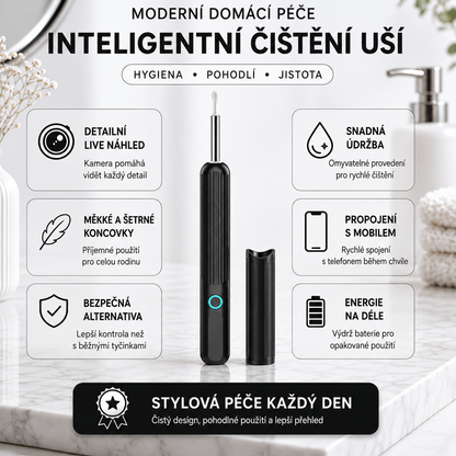 OtoLens™ - Čistič uší s kamerou